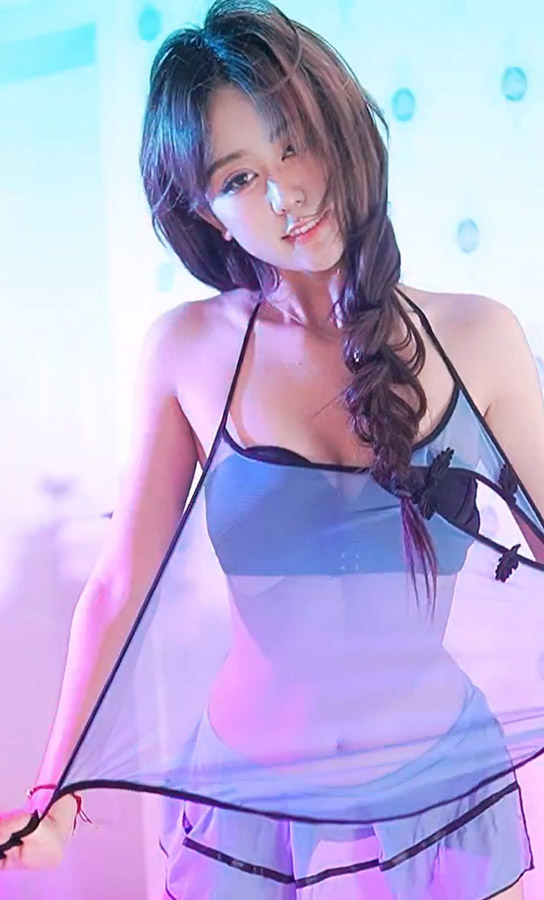 胡椒 透明蓝肚兜定制舞蹈秀【1V 255MB】